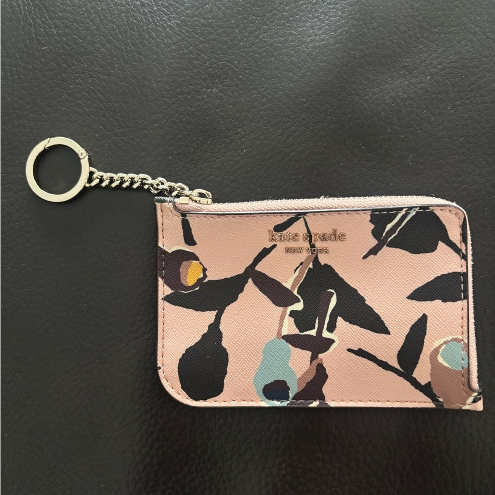 Kate Spade Floral Keychain Card Holder - Picture 2 of 11